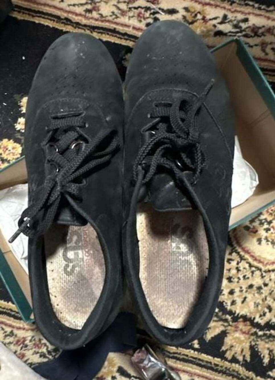 SAS Free Time Walking Shoe Black Suede